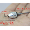 Dental Drill Burs Adapter Converter for Polishing